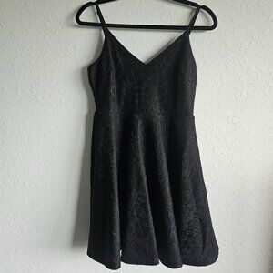 Lulu's black party mini dress